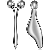 FUIAD 美顔ローラー 小顔ローラー Y型美容ローラー 美顔器 フェイス＆ボディー用 充電不要 防水 男女兼用 リンパ セルライト 表情筋ツボ押し かっさ 改善ラボ メンズ フェイスローラー 母の日・誕生日・敬老日ギフト 男女兼用(ギフトイルカ型の