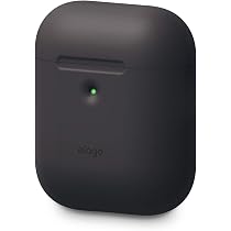 elago AirPods 2 Case Cover Compatible with Apple AirPods 2 Wireless  Charging Case - Perfect Fit, Premium Protective Silicone, Extra Shockproof  Cover, Front LED Visible, Supports Wireless Charging (Black) :  Amazon.com.au: Electronics