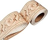 トリムボーダー 壁紙 シール ウォール ステッカー ブリティッシュスタイル 風 彫刻柄 防水 2m