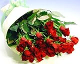 30歳・結婚30周年・勤続30年など、30に関するお祝いに！　お買い得赤バラ30本の花束 日時指定無料
