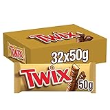 Mars Twix Twin Bar 50 g (Pack of 32)
