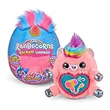 Rainbocorns ビッグヘアサプライズ ユニコーン 抱きしめるぬいぐるみ - 30+ サプライズ、コレクター収集品 ベビーブーコーン ヘアアクセサリー、チャームブレスレット、ステッカーなど 対象年齢3歳以上。