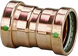 Viega ProPressゼロLead銅xl-cロール停止Coupling with 2 – 1 / 2インチP X P 1 Pack 20728 1
