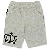ベビードール 斜めロゴハーフパンツ 男女兼用 XL グレー