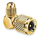 BBKテクノロジーズ クイックカプラアダプター エルボ 1/4メスフレア×1/4オスフレア QC-E4