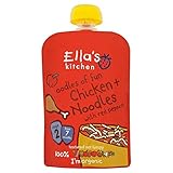 Ella's Kitchen Organic Chicken Noodles with Red Peppers 7mth+ (130g) 赤ピーマンの7Mth +とエラのキッチンオーガニックチキンラー