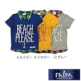【SiShuNon/FARM】BEACH Tシャツ ファーム 140 4 ネイビー