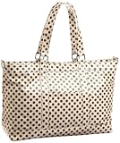 クロスプラス 水玉柄マザーバック(ベージュ)