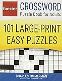 Funster Crossword Puzzle Book for Adults: 101 Large-Print Easy Puzzles