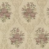 Mirage 991-68232 Dutchess Floral Damask Wallpaper, Brass by Mirage