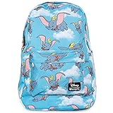 ディズニー カバン Loungefly X Disney "DUMBO FLYING" All Over Print Nylon Backpack [並行輸入品]
