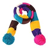 Domybest 秋冬 子供用スカーフ マフラー ベビー キッズ コットン 3歳以上 男の子 女の子 カラー 格子柄 かわいい 誕生日 幼稚園 防寒対策 通学 通園 お出かけ