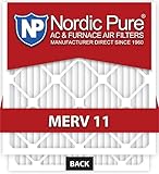 Nordic Pure 24 x 24 x 1 m11 – 6 MERV 11空気条件炉フィルタ、ボックスの6