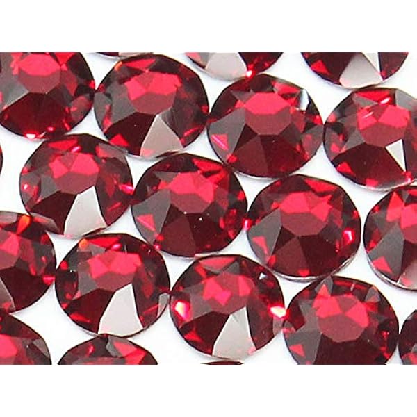 Amazon | スワロフスキー 2088 ライトシャムss16 10粒入り(レッド