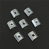 Kitoola 50pcs M4 T スライドナットブロック2020アルミニウムプロファイル亜鉛コーティングプレートアルミニウムアクセサリー