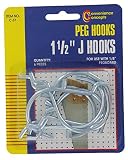 Convenience Concepts SC-57 6 Count 1.5 in. J Pegboard Hooks