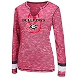 NCAA University of Georgia College長袖分割クルーネックTee L レッド