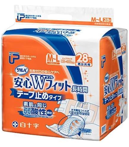 Amazon | P.Uサルバ 安心Wフィット 弱酸性 M-Lサイズ 28枚入×2袋