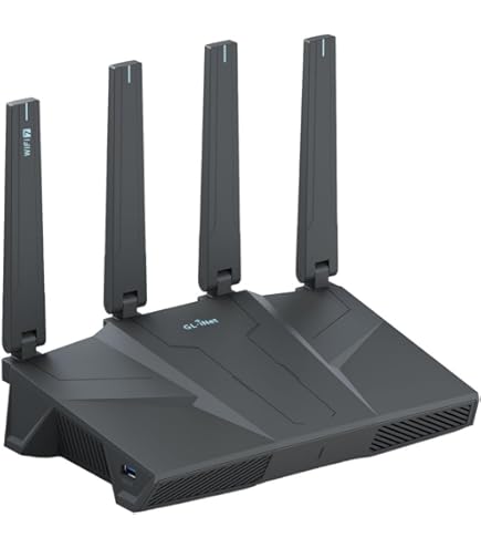 GL.iNet GL-AX1800(Flint) WiFi 6 Router Dual Band Gigabit Wireless