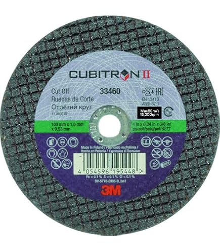 Amazon | 3M キュービトロン3 オフセット砥石 外径100mm Amazon | 3M キュービトロン3 オフセット砥石 外径100mm