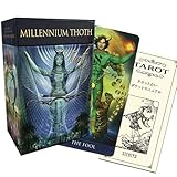 ニチユー(Nichiyu) タロットカード 78枚 トート版［正規輸入品］【ミレニアム・トート・タロット/MILLENNIUM THOTH TAROT】"幻想的なシリーズの3作目" / 日本語小冊子『ポケットマニュアル』付