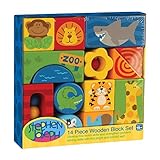 Stephen Joseph Wooden Blocks Boy [並行輸入品]