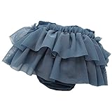 platinumbaby(プラチナムベイビー)ダブルチュールブルマスカート 70-90cm (デニムチュール)