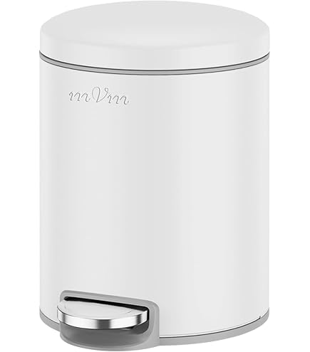 Amazon｜WESCO (ウェスコ) ペダル式ゴミ箱 ホワイトマット サイズ: 27