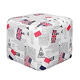 タンスのゲン スツール　チェア　四角型 国旗A柄 11310005 17