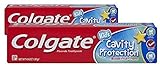 (2 Pack) Colgate Kids Cavity Protection Toothpaste, 4.6 Ounce (Value Multi-Pack) [並行輸入品]