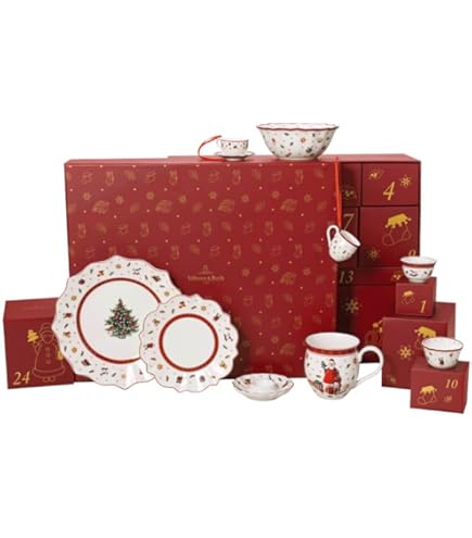 Villeroy & Boch Winter Collage Accessories, Glass Tree With Ornaments : Villeroy & Boch