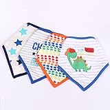 kolamomベビーバンダナDrool Bibs 4 - Pack 100 %吸収性コットンfor Boys for Girls US サイズ: general カラー: グリーン