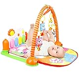 ベビージム　プレイジム　プレイマット　アクティビティジム　デラックスジム　ピアノジム　赤ちゃんのおもちゃ　おねんね　はらばい　指遊び　インテリア　プレゼント　出産祝い