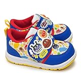 [ムーンスター] MoonStar アンパンマン ベビースニーカー B19 子供スニーカー マジック式 ブルー 13.5cm