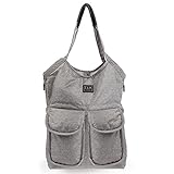 7 A.M. ENFANT Barcelona Diaper Bag, Heather Grey/Grey by 7A.M. Enfant