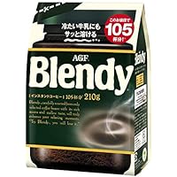 AGF ブレンディ 袋 210g 【 インスタントコーヒー 】【 水に溶けるコーヒー 】【 詰め替え エコパック 】