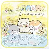 一番くじ すみっコぐらし ねこのきょうだいにであいました E賞 ハンドタオル ねこのきょうだい/黄色 単品
