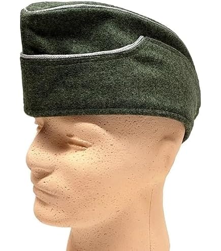 Amazon | WW2 ドイツ軍 M38将校用略帽 精密複製 歩兵 兵科色付 (サイズ