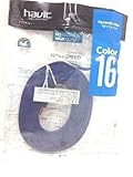 Flat USB Male to USB Female Extension Cable 10ft (3m) Dark Blue [並行輸入品]