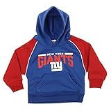 NFL Little Boys Toddlersパフォーマンスプルオーバーフリースパーカー、ニューヨーク・ジャイアンツ