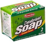 personal care products llc 92078-1 Personal Care, 2 Pack, 3 OZ, Spring Fresh, Deodorant Soap Bar