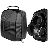 Geekria ケース Shield ヘッドホンケース 互換性 ハードケース 旅行用 ハードシェルケース ゼンハイザー Sennheiser HD650, HD600, HD598, HD558, HD518, アーカーゲー AKG K550, ソニー Sony Z7 に対応 収納ポーチ付属 (ブラック)