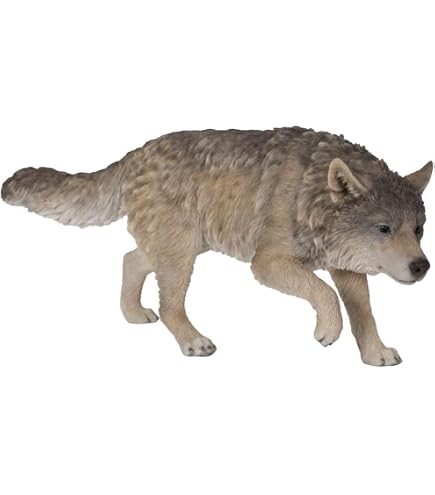 Amazon.co.jp: ウービア 遠吠えオオカミ 19×15×30㎝ 人形 フィギュア