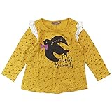 【H27年秋冬物】 nico hrat(ニコフラート) 40/2天竺 トリ長袖Tシャツ 95cm/YE NO.B-250265