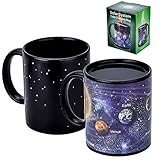 Antner Magic Coffee Mug Solar System Ceramic Heat Sensitive Colour Changing Cup,350ml