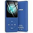 AGPTEK A02S 16GB MP3 Player, 1.8 inch Screen Portable Music Player with FM Radio, Voice Recorder, Supports Expanded Up to 128