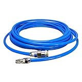 ポリウレタン エアーホース 最大使用圧力2.0Mpa 10m(全長) 10mm(外径)6.5mm(内径) エアーコンプレッサー用 1/4 カプラー付