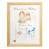 ネームインポエム ２人用似顔絵タイプ