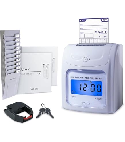 未使用　VOICE VT-1000 タイムレコーダー time_e VOICE タイムレコーダー VT-1000 1台 VOICE 【通販