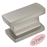 Cosmas 701snサテンニッケルContemporaryキャビネットハードウェアノブ – 1 – 7 / 16 "長 – 10パック